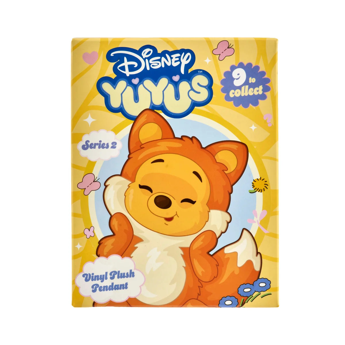 Disney YuYus Winnie The Pooh Vinyl Plush Soft Toy Pendant Assorted