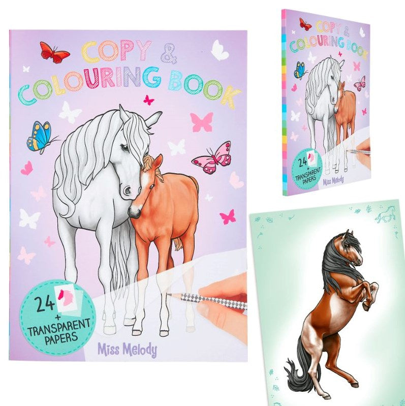TOPModel Miss Melody Copy And Colouring Book