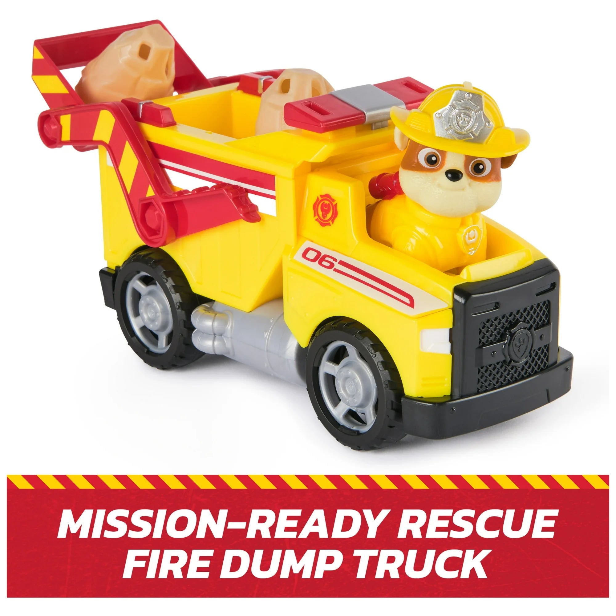 Paw Patrol Fire Rescue Vehicle Rubble With Rescue Fire Dump Truck