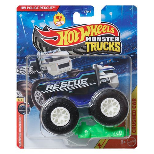 Hot Wheels Monster Trucks 1:64 HW Police Rescue