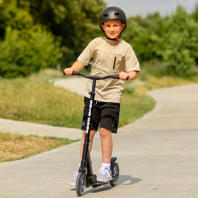 Bold Cube 200mm Big Wheel Foldable Scooter Black