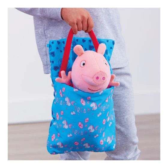 Peppa Pig Sleepover Peppa Soft Toy With Lullaby Music