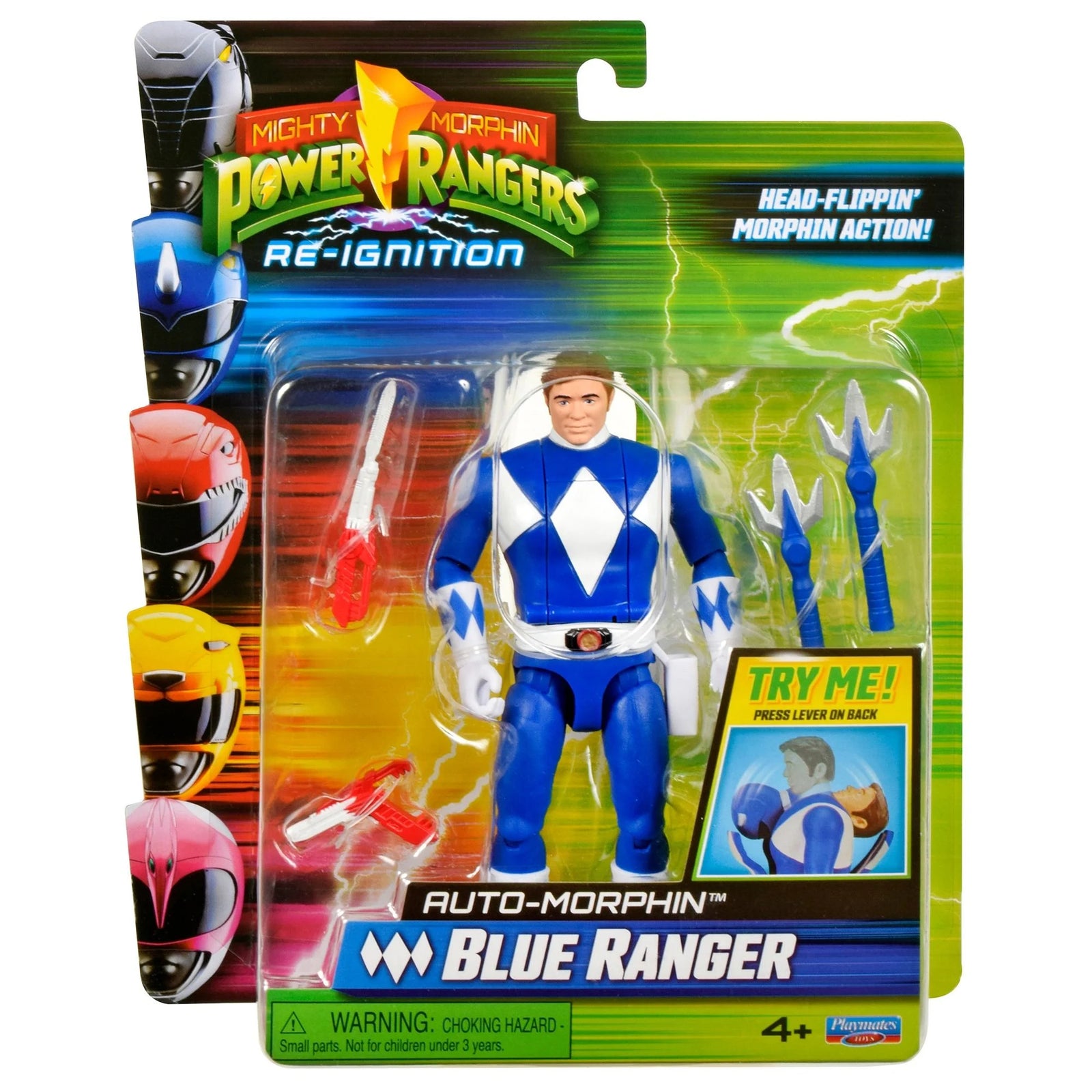 Power Rangers Mighty Morphin' Re-Ignite Action Figure Blue Ranger