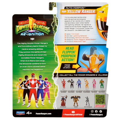 Power Rangers Mighty Morphin' Re-Ignite Action Figure Yellow Ranger