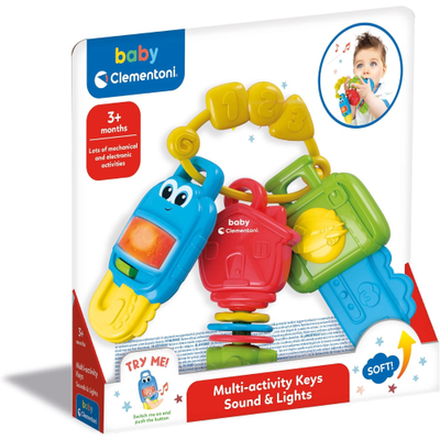 Clementoni Multi Activity Keys Light And Sound