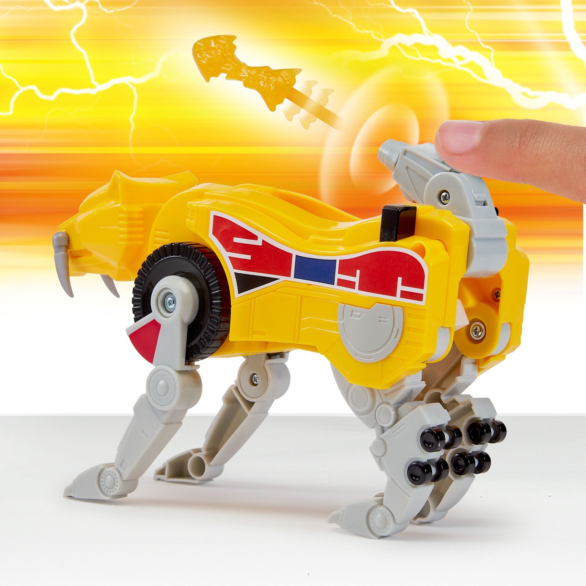 Power Rangers Mighty Morphin' Re-Ignite Dinozord Sabertooth Tiger