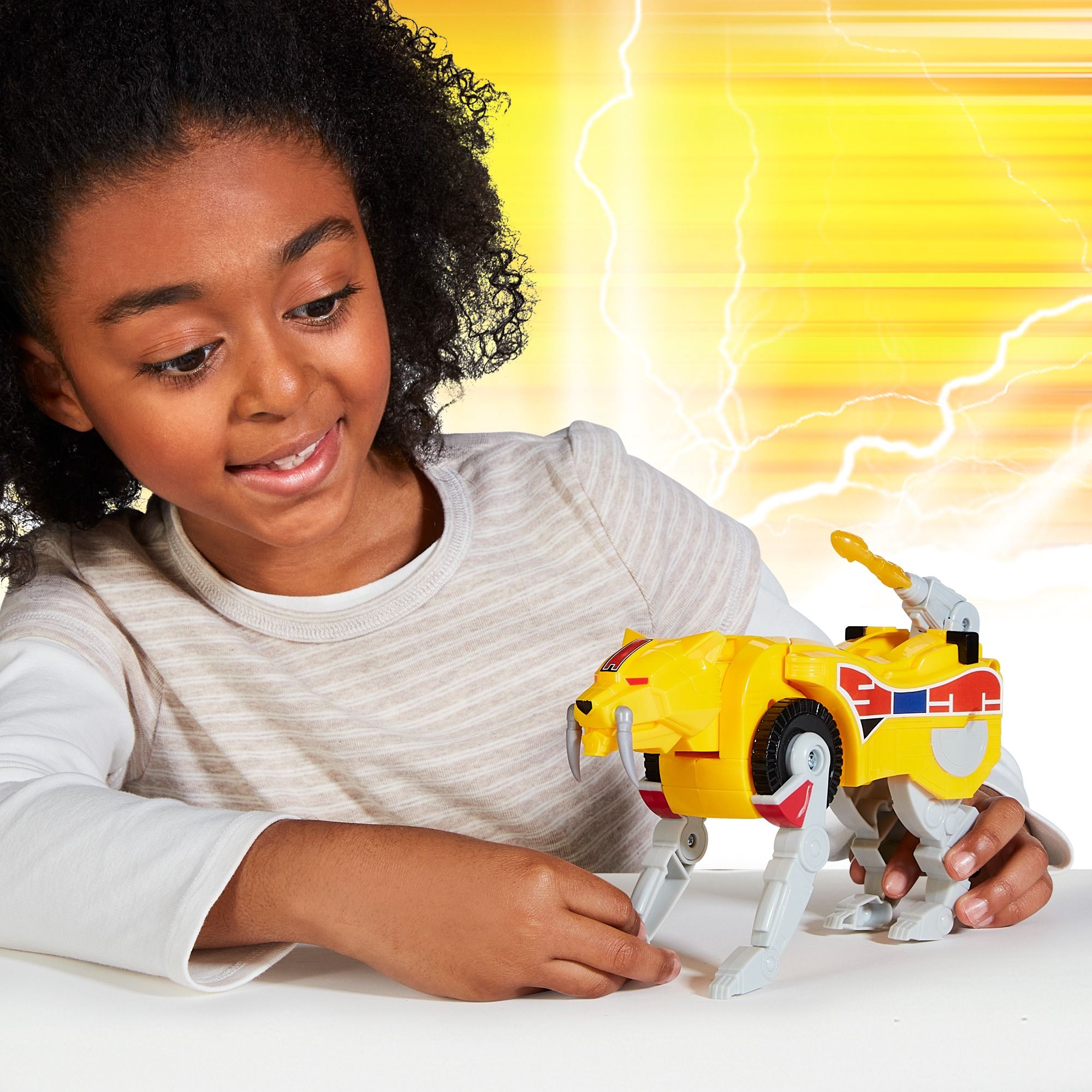 Power Rangers Mighty Morphin' Re-Ignite Dinozord Sabertooth Tiger