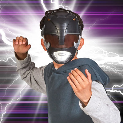 Power Rangers Mighty Morphin' Re- Ignition Face Mask Black Ranger