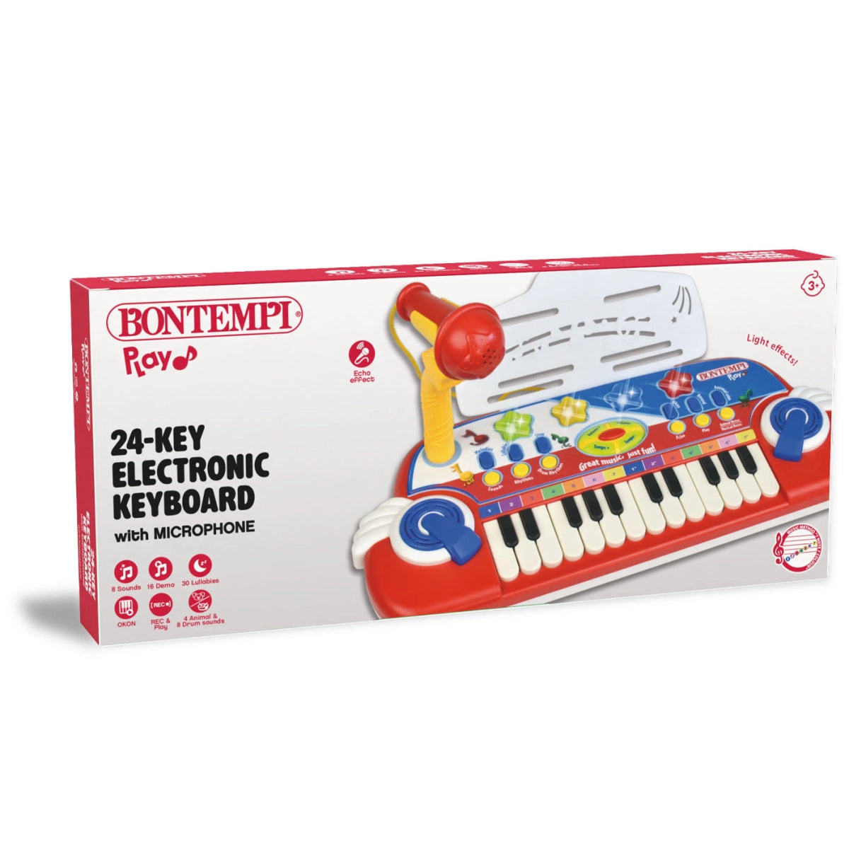 Bontempi 24 Key Electronic Keyboard With Microphone