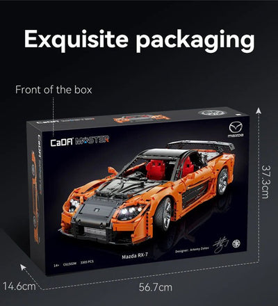 CaDA Mazda RX-7 1:8 Construction Set 3305pc