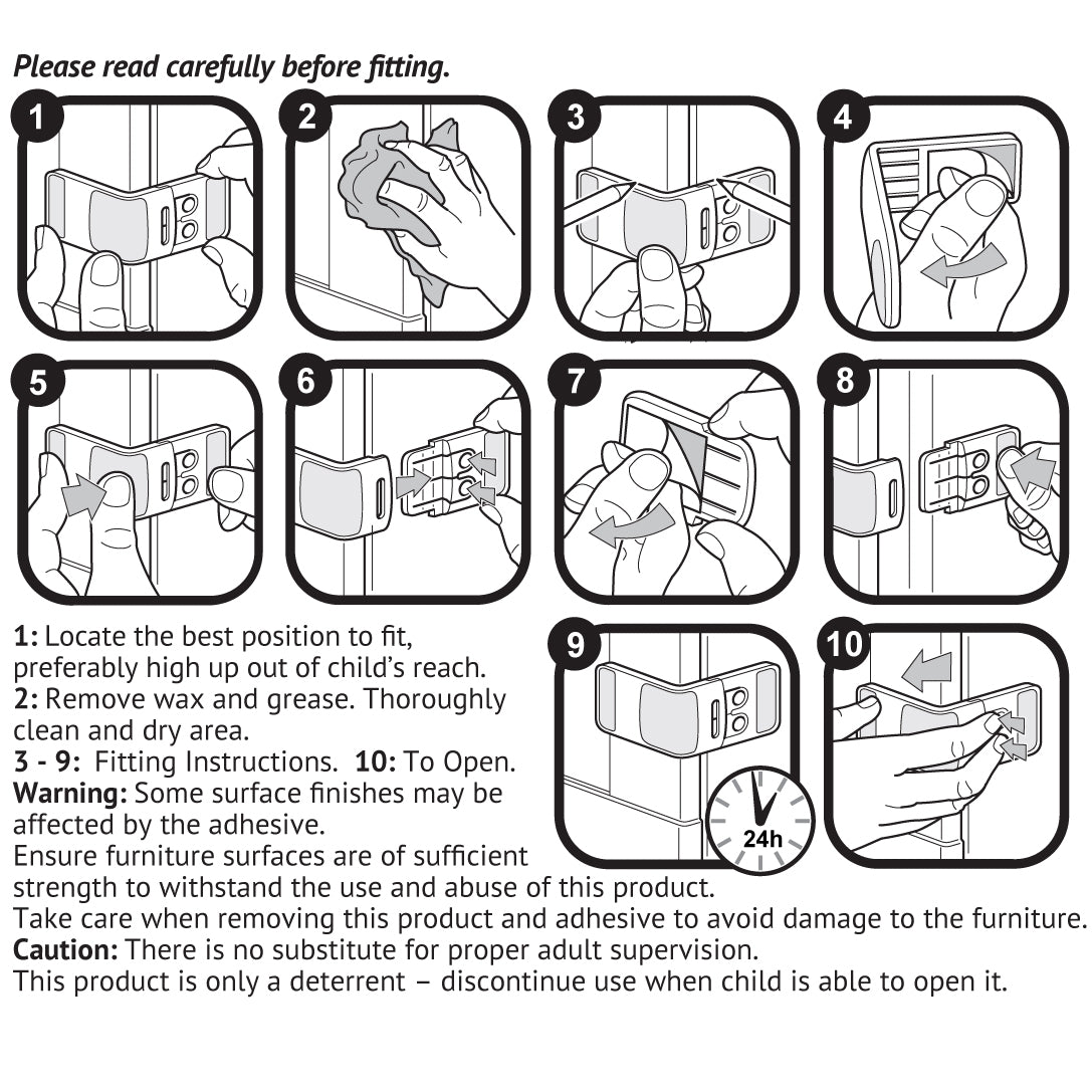 Clippasafe Angle Lock 71/6