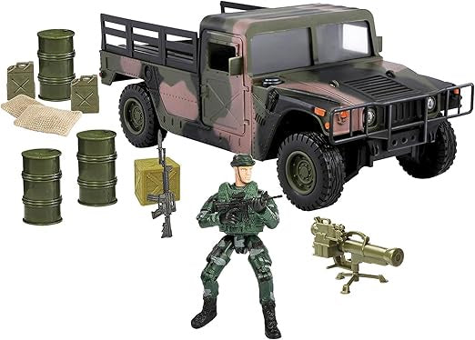World Peacekeepers Humvee Pick Up Truck With Figure And Accessories
