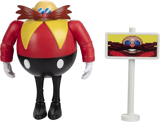Sonic The Hedgehog 4" Figure Dr Eggman With Accessory