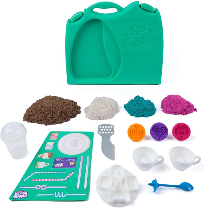 Kinetic. Sand Cafe Case Playset