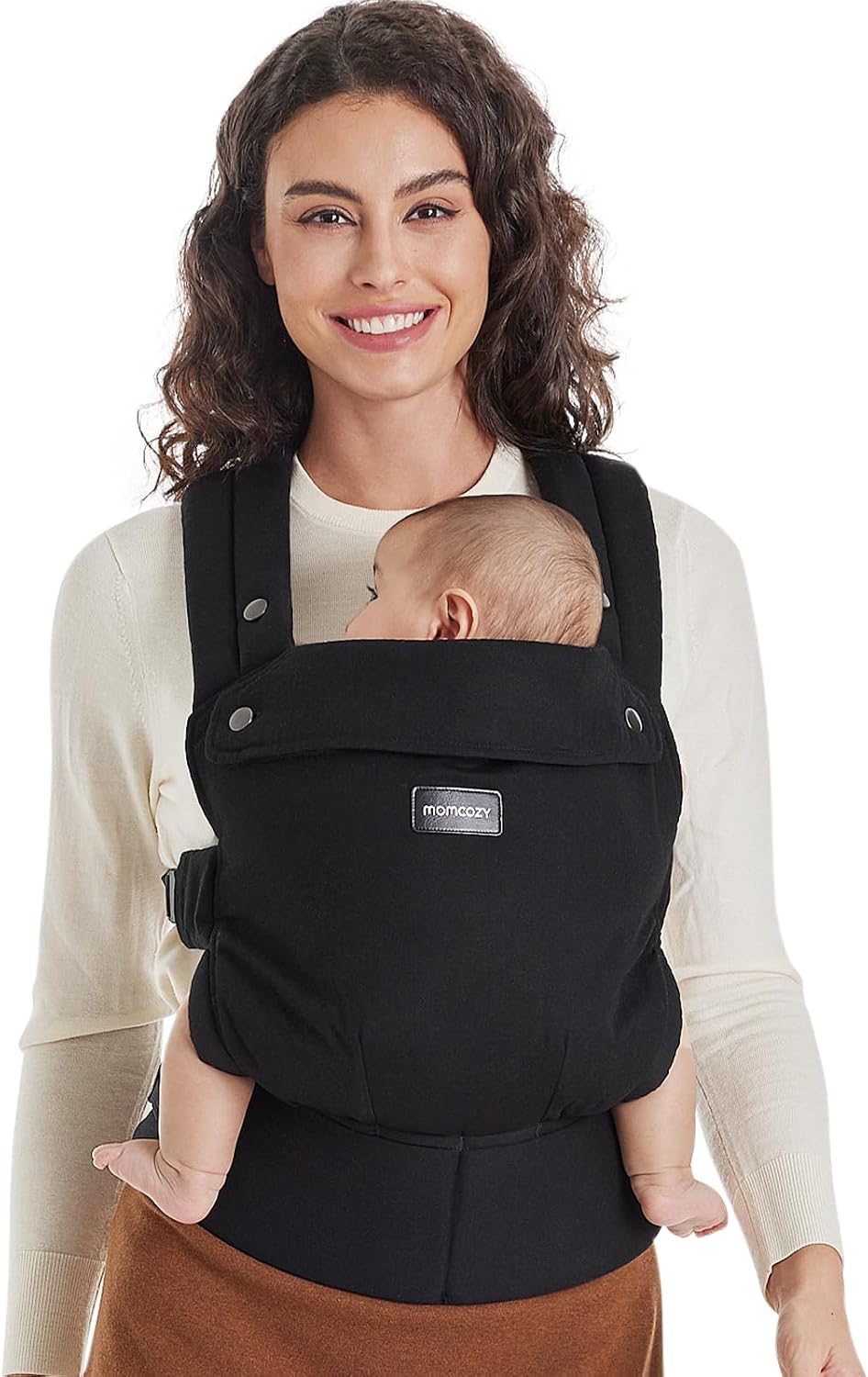 Momcozy Pure Hug 3 In 1 Baby Carrier Black