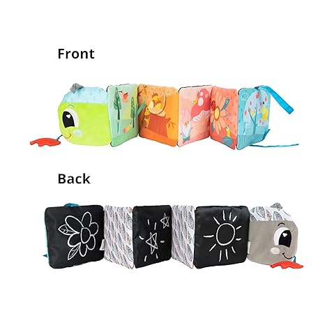 Lamaze Colourful Journey Caterpillar Soft Toy Book