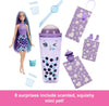 Barbie Pop Reveal Doll Bubble Tea Series Purple With 8 Surprises