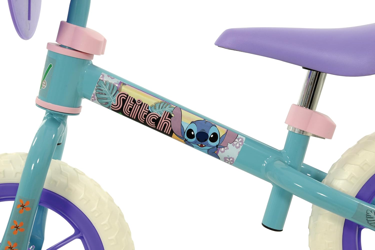 Disney Stitch 12" Balance Bike With Light Up Wheels