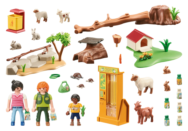 Playmobil Family Fun - Experience Petting Zoo - 71191 - 63 Parts