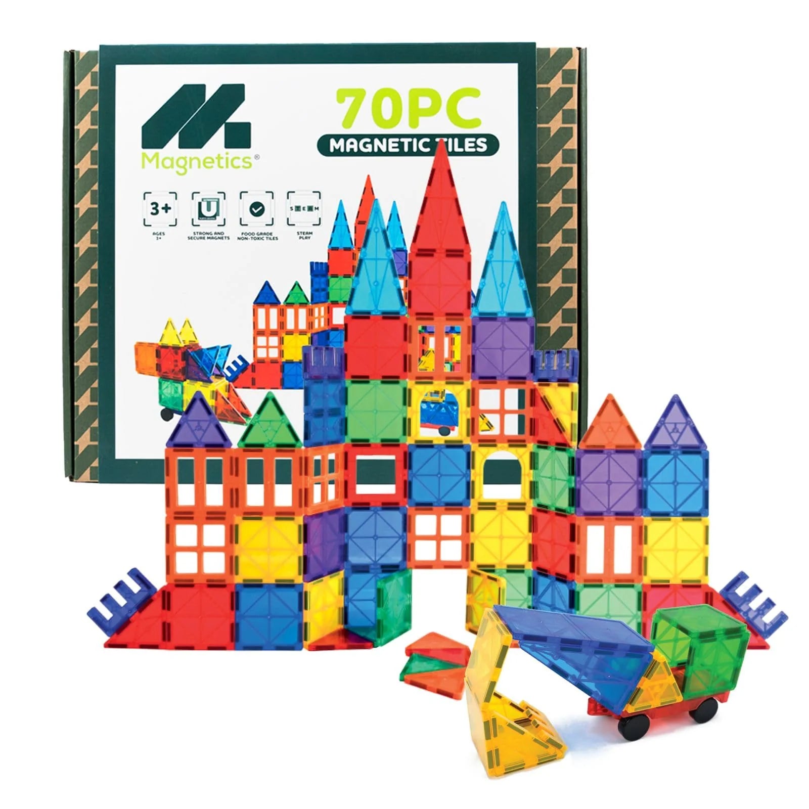 Magnetics Magnetic Tiles 70pc Set