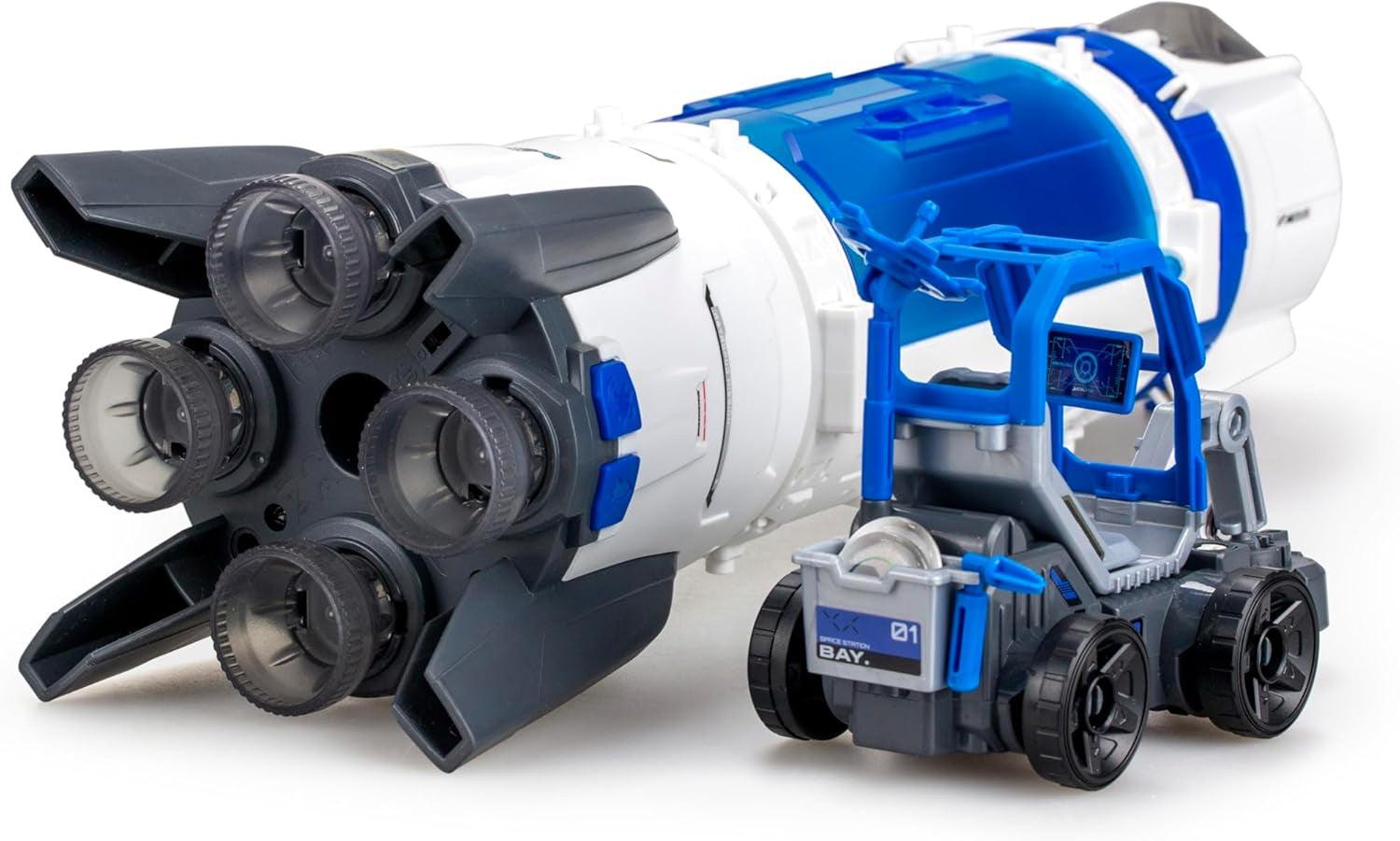 Astropod Deluxe Buildable STEM Space Rocket Toy With Real Vapour Effects And Sounds