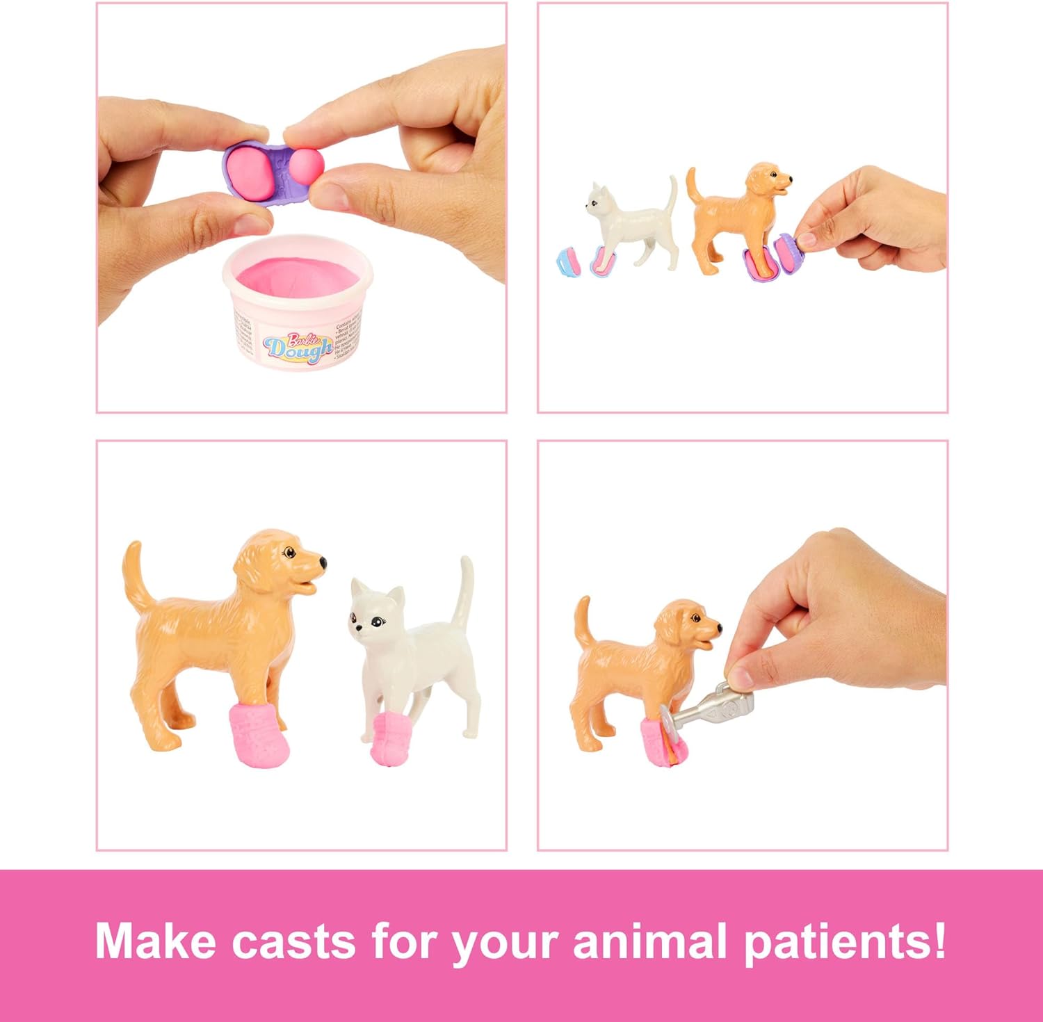 Barbie Fast Cast Veterinarian Clinic Doll And Accessories Playset