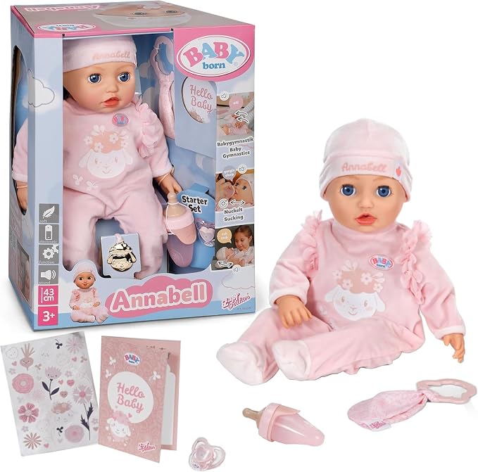 Baby Born Annabell 43cm Interactive Doll