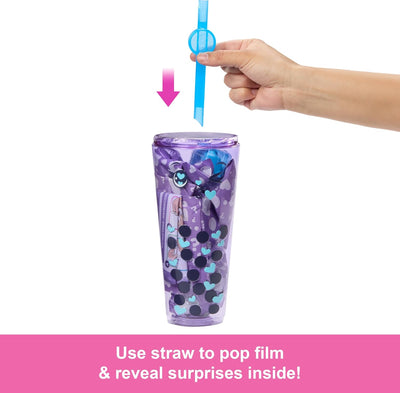 Barbie Pop Reveal Doll Bubble Tea Series Purple With 8 Surprises