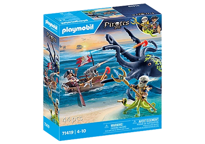 Playmobil Pirates 71419 Battle With Giant Octopus