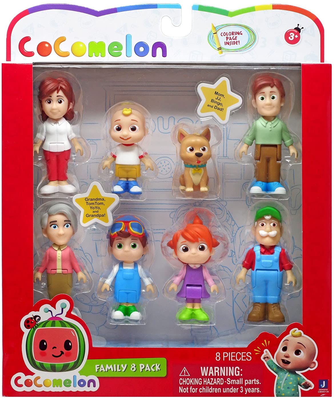 CoComelon 8pc Figure Pack