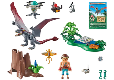 Playmobil Dinos 71525 Observatory For Dimorphodon