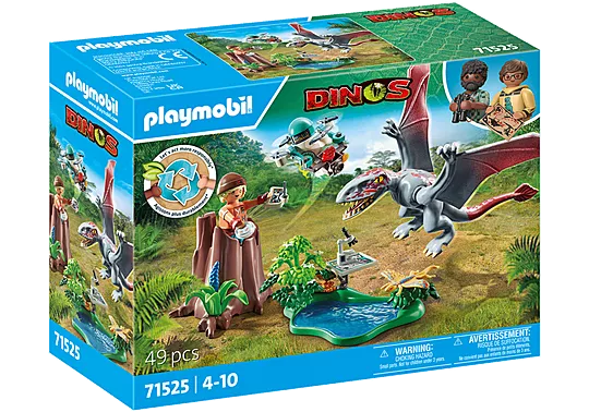 Playmobil Dinos 71525 Observatory For Dimorphodon