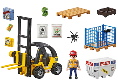 Playmobil City Life 71528 Forklift With Cargo