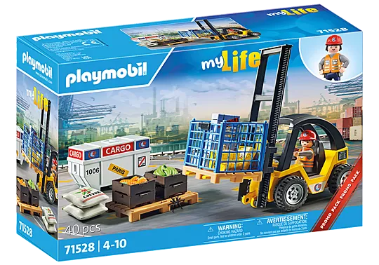 Playmobil City Life 71528 Forklift With Cargo