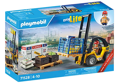 Playmobil City Life 71528 Forklift With Cargo