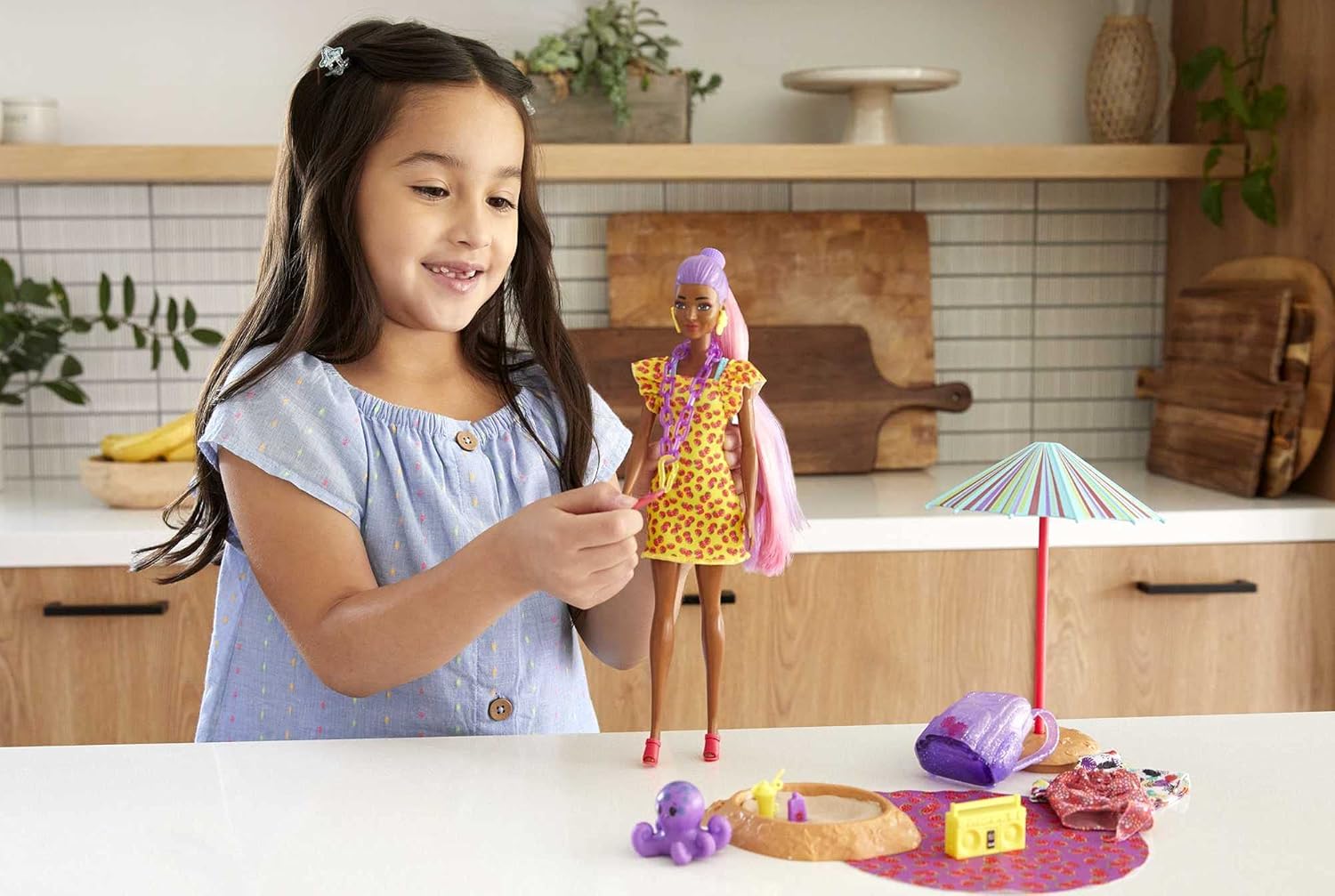 Barbie Colour Reveal Strawberry Scent Surprises Doll