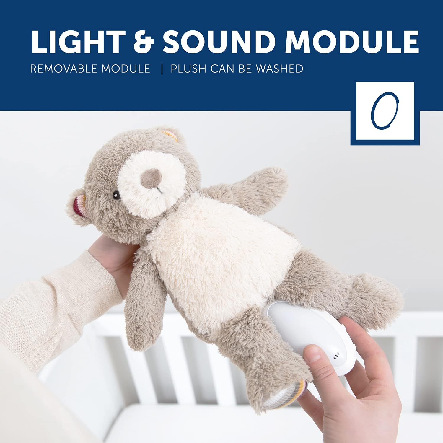 Zazu Bruno Baby Sleep Shusher With Light Sound And Voice Recording