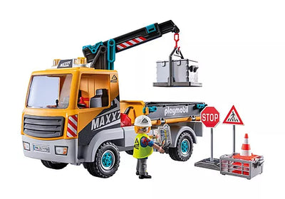 Playmobil Action Heroes 71750 Construction Truck With Crane