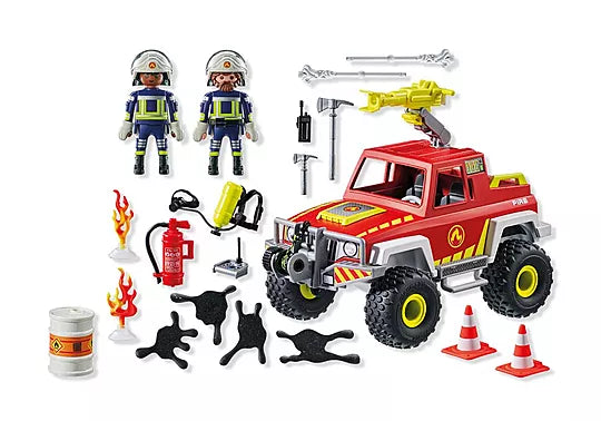 Playmobil Action Hereos 71824 Firefighting Truck 68pc Playset