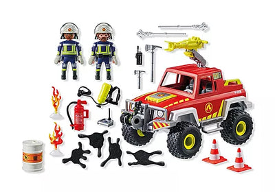 Playmobil Action Hereos 71824 Firefighting Truck 68pc Playset