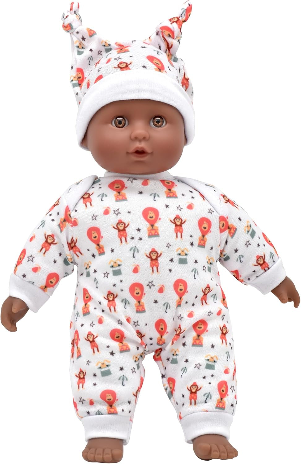 Dolls World Baby Grace 10" Soft Bodied Doll Brown Eyes