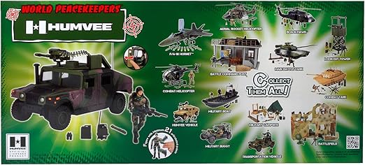 World Peacekeepers Humvee Pick Up Truck With Figure And Accessories