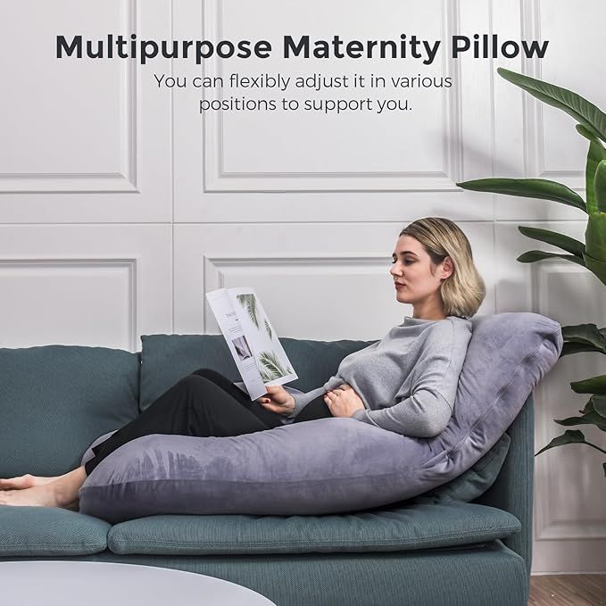 Momcozy Huggable U Shaped Pregnancy Pillow