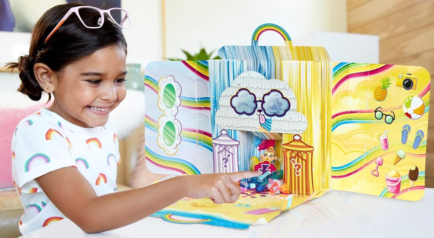 Cloudees Beach Party Pack Mini Doll And Accessories Playset