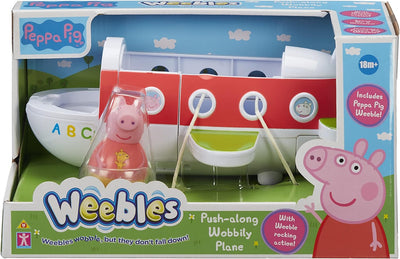 Peppa Pig Peppa's Push Along Wobbly Plane