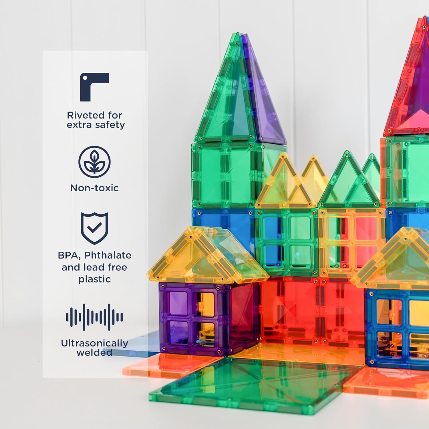 Connetix magnetic Tiles Rainbow Creative Pack 102pc