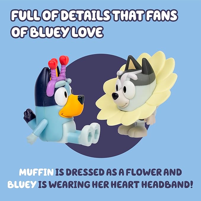 Bluey Springtime 2 Figure Pack