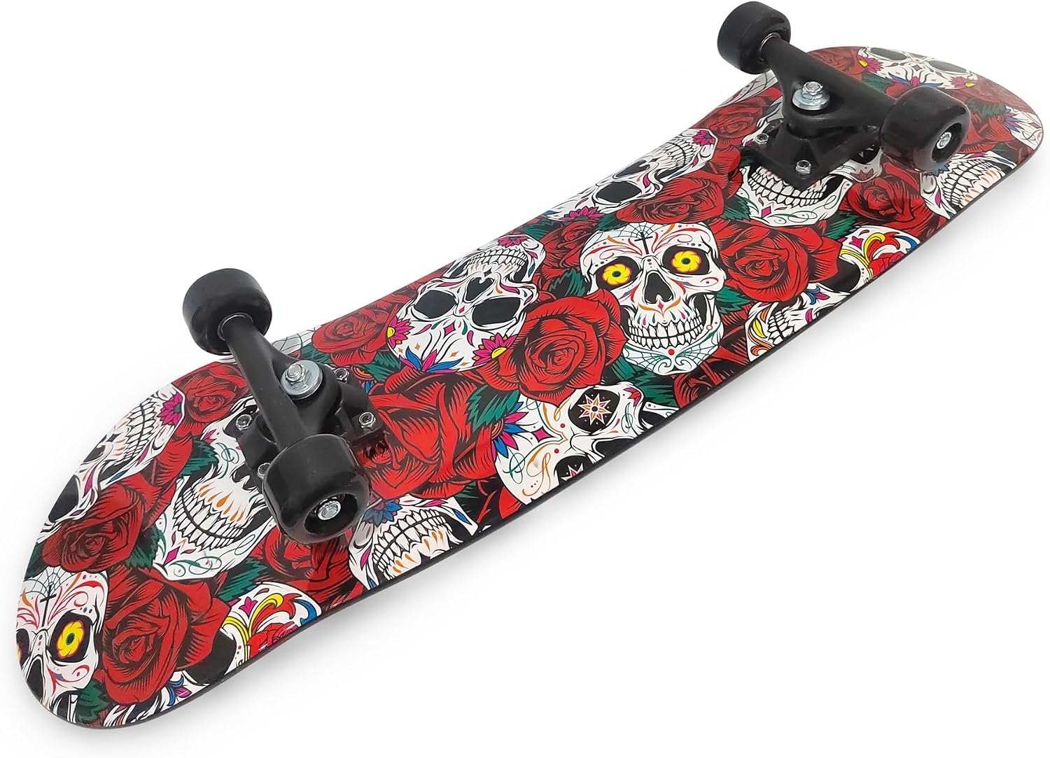 Skateboard 31" Plastic Skull Design