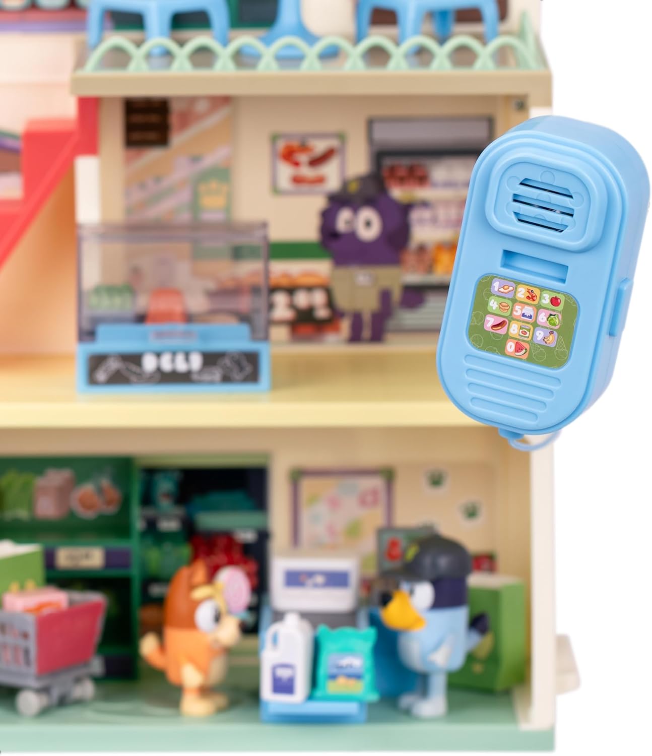 Bluey Let's Play Chef Supermarket Playset With Sounds