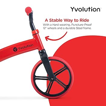 Yvolution Senior Balance Bike Red 3 years +